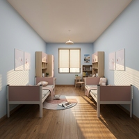 Lits superposés modernes minimalistes OEM ODM pour enfants et adultes, lits simples et doubles pour chambre à coucher