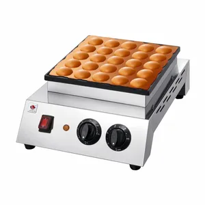 Commerciële Snackuitrusting Mini Nederlandse Pannenkoekenmaker 36 Holes Non-Stick Poffertjers Machine