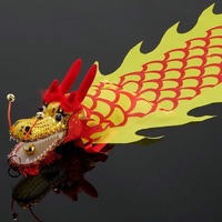 Accessoire de scène pour spectacle de danse du dragon rouge