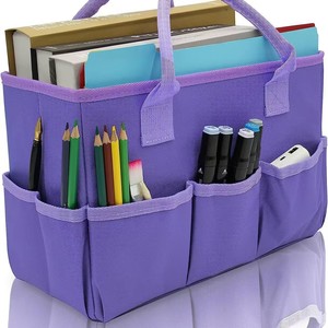 Usine personnalisé porte-crayon étudiant <span class=keywords><strong>cartable</strong></span> enseignant papeterie sac de rangement fondu Non-tissé stockage maman fourre-tout sac à provisions - Product Image 2