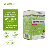 Lifeworth Maßgeschneidertes Energie-Elektrolyt-Getränkepulver Sport-Ernährung Leistungssteigernde Zutaten Mischung in Boxverpackung Private Label