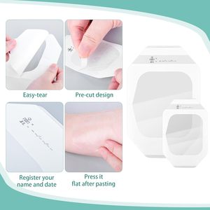 Pansement transparent YOJO, film protecteur imperméable pour plaies, bande adhésive transparente pour cathéter IV, patch adhésif, protection pour la douche - Product Image 3