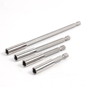 Hex Shank Extension Rod 60mm 1/4 In Quick Change <b>Bit</b> Connector Industrial Grade Chrome Vanadium Steel - Product Image 2