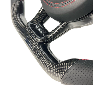 Volant personnalisé pour Volkswagen VW <span class=keywords><strong>Golf</strong></span> GTI MK75 <span class=keywords><strong>7</strong></span>, volant Polo Tiguan Jetta GTI <span class=keywords><strong>R</strong></span> en fibre de carbone - Product Image 5
