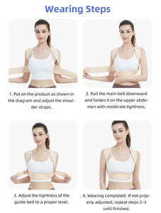 Ceinture <span class=keywords><strong>de</strong></span> soutien orthopédique médicale pour <span class=keywords><strong>le</strong></span> dos, soulagement <span class=keywords><strong>de</strong></span> la douleur à l'épaule, correcteur <span class=keywords><strong>de</strong></span> posture - Product Image 5