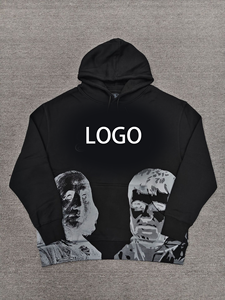 Sudaderas con Capucha S D L con Forro Polar y Estampado de Letras, Estilo Hip Hop, Transpirables, 100% Algodón, para Hombre, Fabricantes - Product Image 6