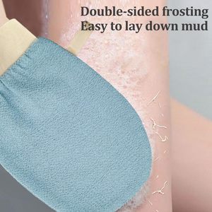 Viscose Kessa Body Exfoliating Glove for Effective <b>Shower</b> Bath Scrubbing Optimal for <b>Hand</b> Application - Product Image 4