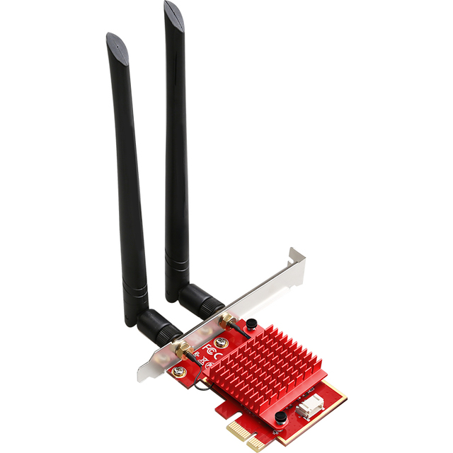 WiFi 6E AX210 PCIe WiFi Card Bluetooth5.3 6GHz/5GHz/2.4GHz 5400M Tri-Band WLAN Adapter for Desktop in Stock 12-Month Warranty