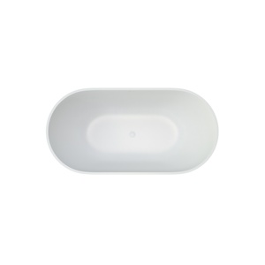 อ่างอาบน้ำเรซิ่นพรีเมียม Maydon แบบแช่ตัวลึก พร้อมอ่างอาบน้ำแบบ Solid Surface สำหรับห้องน้ำ ขนาด 1500 มม. อ่างอาบน้ำหรูหราแบบตั้งพื้น - Product Image 4