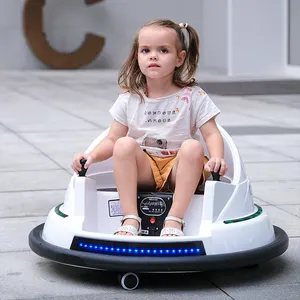 Best Selling Kids Rid On Car Chargeable Electric Baby Bumper Car 360 Rotation With Music And Light Baby Bumper For Kid 1-3 Years