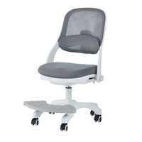 Chaise d'apprentissage pour enfants, chaise d'ordinateur, dossier en maille respirante, siège correcteur, sans accoudoirs