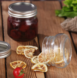 Frascos de Vidrio Transparentes para Almacenamiento, Tapas de Aluminio con Rosca, Frascos de Conserva para Nueces, Mermelada, Flores Secas, Alimentos Enlatados, 150 ml, 350 ml, 1000 ml - Product Image 3