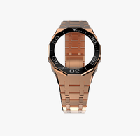 Kit de modification de bracelet en caoutchouc et de modification métallique pour montre G-Shock GA2100, lunette en céramique de luxe, boîtier de montre pour Casio G-Shock GA 2100 Mod