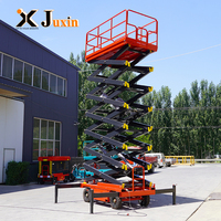 Plateforme élévatrice mobile hydraulique à ciseaux, plateforme de travail aérienne électrique portable