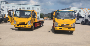 Camión de carga de remolque personalizado Qingling Isuzu KV100 Chasis 8,2 Ton 120 HP Flatbed One-for-Two Wrecker Nueva condición - Product Image 3