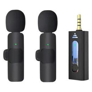 K35 Wireless Lavalier Microphone 3.5mm Dual Pack Noise Cancelling For Teachers Live Streaming - Product Image 3