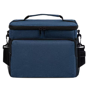 Sac isotherme réutilisable en aluminium et polyester, souple et portable, pour plage et pique-nique - Product Image 4