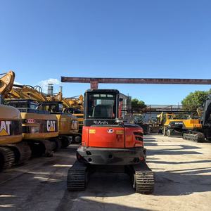 รถขุด KUBOTA KX057 ขนาด 5.7 ตัน บุ้งกี๋ 0.21 เมตร กำลัง 33.8 กิโลวัตต์ รุ่นปี 2020 พร้อมหัวเจาะและบุ้งกี๋ขุด - Product Image 1