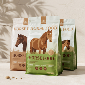 Bolsas <span class=keywords><strong>de</strong></span> Plástico Impresas Personalizadas con Cierre para Premios para Caballos, Golosinas para Perros, Alimentos para Animales, Bolsas Laminadas <span class=keywords><strong>de</strong></span> 25 kg y 50 kg para Cabras, Bolsas para Alimento <span class=keywords><strong>de</strong></span> Caballos - Product Image 2