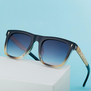 Gafas de sol polarizadas TAC para hombre, montura cuadrada, protección UV400, gafas para conducir al aire libre, montura de PC, color negro - Product Image 3