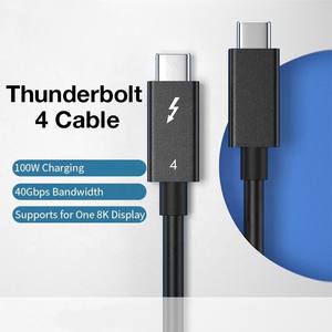 Cavo Thunderbolt QGeeM Thunderbolt 3/4 20/40gbps con cavo certificato Intel 5A 8K @ 60Hz USB 4 compatibile con più dispositivo di tipo C - Product Image 5
