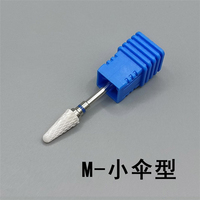 WELLFLYER NADR-146 Embouts de perceuse à ongles professionnels en céramique, fraises rotatives en carbure de silicium pour manucure électrique, produit de qualité supérieure