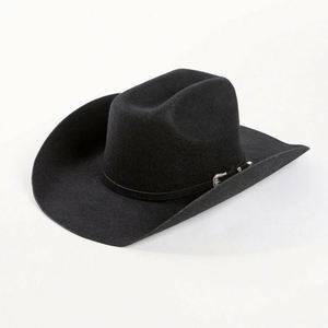 OEM Manufacturer Custom Unisex Chapeau Classic Hat Western Vintage 100% Wool Cowboy Fedora Hats Wholesale Cattleman Cowboy Hat - Product Image 2