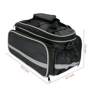 Bolsa de Carga para Asiento Trasero de Bicicleta, Bolsa de Ciclismo con Gran Capacidad de Almacenamiento, Material de Poliéster - Product Image 3