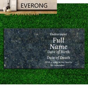 <span class=keywords><strong>EV</strong></span> Nouveautés Matériau personnalisé Pierre tombale en granit noir Pierre tombale en granit plat noir galaxie polie naturelle Pierre tombale en granit - Product Image 6