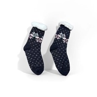 Calcetines Pantuflas Gruesos y Afelpados con Diseño Geométrico Vintage para Mujer, Más Vendidos