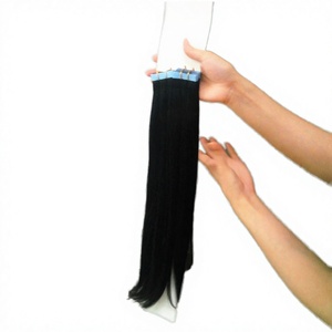 Extensiones de Cabello Humano Peruano Remy al por Mayor, 50 Gramos, 16 Pulgadas, Liso Sedoso, con Cinta Adhesiva - Product Image 3
