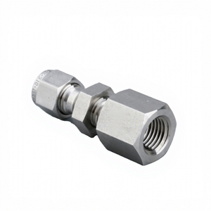 ข้อต่อสแตนเลส 316 แบบติดผนังชนิดตัวผู้ เกลียว ZG NPT สำหรับท่อขนาด 6 มม. 10 มม. OD ข้อต่อสแตนเลสแบบยูเนี่ยน - Product Image 3