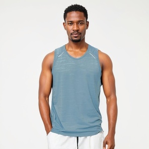 Nouveau débardeur de sport pour homme, décontracté, respirant, à séchage rapide, pour la course en extérieur, style européen et américain, dos nageur large - Product Image 2