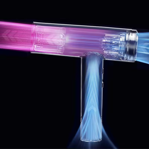Secador de pelo sin escobillas portátil de nuevo diseño 2024, secador inteligente de motores Bldc de salón de iones negativos de alta velocidad tipo T profesional - Product Image 6