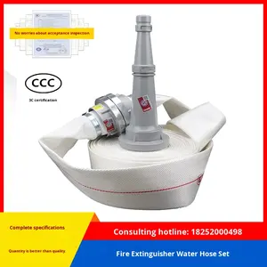 Tuyau d'hydrant flexible en acier inoxydable forgé 0,8 MPa, construction robuste, 20/25 m, équipement de lutte contre l'incendie renforcé - Product Image 2