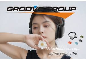 2025 nuevos <span class=keywords><strong>auriculares</strong></span> inalámbricos híbridos ANC <span class=keywords><strong>auriculares</strong></span> inalámbricos con cancelación de ruido con diferentes orejeras piezas decorativas para bricolaje - Product Image 6