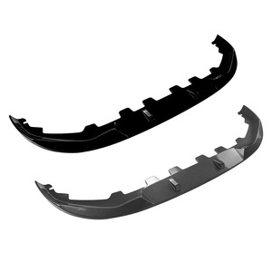 Bmw 5 Series G30 G31 Lci M Sport Front Lip Splitter Piano Black Carbon Fiber Texture Abs One Piece Modification - Product Image 5
