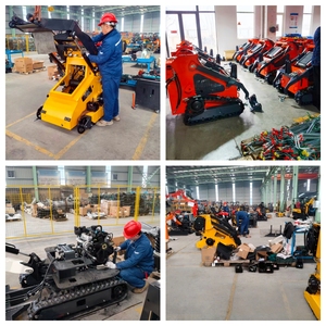 Mini-chargeuse sur chenilles V1000, certifiée EPA/EURO5/CE, multifonctionnelle avec divers accessoires, capacité de charge de 650 kg, moteur <span class=keywords><strong>Kubota</strong></span> - Product Image 5