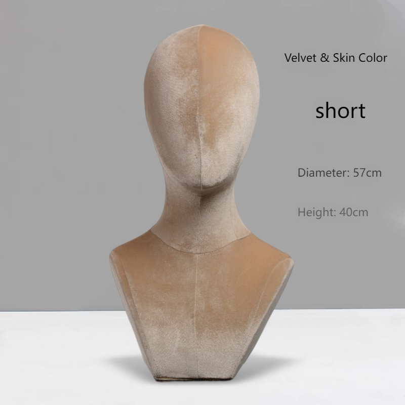 Velours + couleur peau + style court