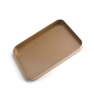 Teglia Rettangolare Antiaderente in Acciaio al Carbonio Dorato da 10 Pollici, Ecologica, <span class=keywords><strong>per</strong></span> <span class=keywords><strong>Torte</strong></span> e Dolci, <span class=keywords><strong>per</strong></span> Cucina Domestica - Product Image 4