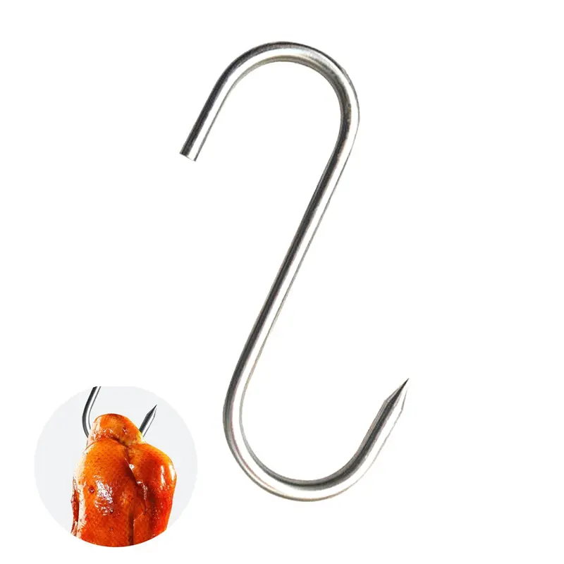 Wholesale Stainless Steel S Hooks Meat Processing Butcher Hooks