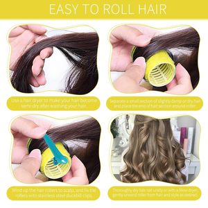 Venta Directa de Fábrica: Rulos de Peluquería de 38mm, Sencillos y Fáciles de Usar, Varillas para Rizar al por Mayor, Rizador de Pelo de Plástico Hueco Popular para Volumen - Product Image 3