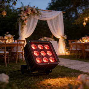 Projecteurs LED IP65 en promotion 9*18W pour villas, jardins, murs extérieurs, éclairage paysager étanche - Product Image 1