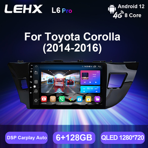 วิทยุติดรถยนต์ LEHX B รุ่น 8 Core 2 Din ระบบ Android Auto สำหรับรถยนต์ <span class=keywords><strong>Toyota</strong></span> Corolla E170 E180 ปี 2014-2016 พร้อมระบบมัลติมีเดีย Carplay และ GPS - Product Image 2
