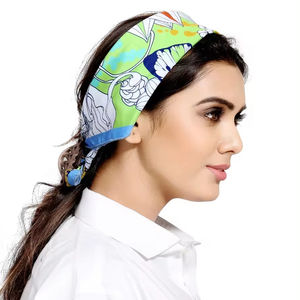 <b>Women's</b> Satin <b>Silk</b> Digital Print Character Pattern <b>Scarves</b> - Product Image 1