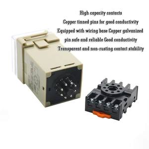 Temporizador Digital Programable LED DH48S-S de 0.1S-99H, Relé con Base para Enchufe, CC 12V 24V, CA 110V 220V, Temporizador de Ciclo Repetitivo DH48S-1Z 2Z - Product Image 6