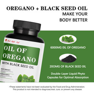 Capsules sportives à l'origan et à l'huile de nigelle - Récupération post-entraînement, anti-inflammatoire, sans substance interdite pour les marques de fitness - Product Image 1