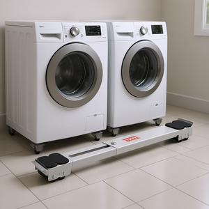 Roulettes en caoutchouc robustes Venor, capacité de charge de 660 lb, base mobile extensible pour machines à laver et appareils électroménagers - Product Image 2