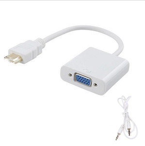 Convertitore adattatore da HD a VGA, adattatore da HD a VGA placcato oro da maschio a femmina per <span class=keywords><strong>Desktop</strong></span> PC / Laptop /TV/ Ultrabook - 1920x1080 - Product Image 4