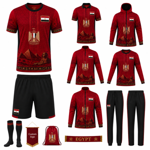 <span class=keywords><strong>Camiseta</strong></span> de Fútbol Personalizada de la Selección Nacional de <span class=keywords><strong>Egipto</strong></span> 2020 2021 <span class=keywords><strong>2022</strong></span>, Uniforme de Fútbol para Niños, Jersey de Club Egipcio - Product Image 3